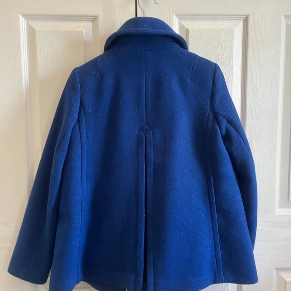 Banana Republic Royal Blue Peacoat - Wool blend - size S, but will fit size M - Picture 6 of 16